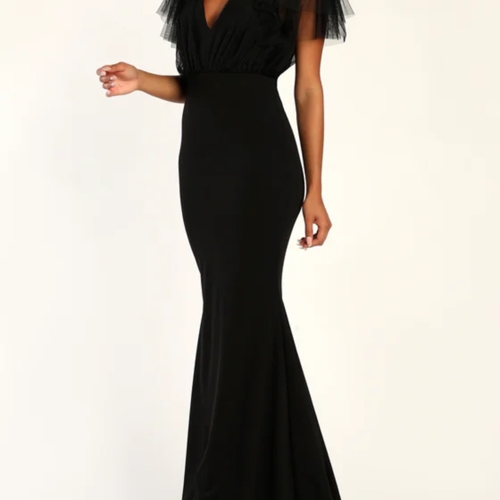 Black Lulus Evening Gown, size XS